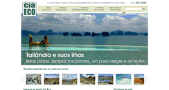 Desktop Screenshot of ciaeco.tur.br